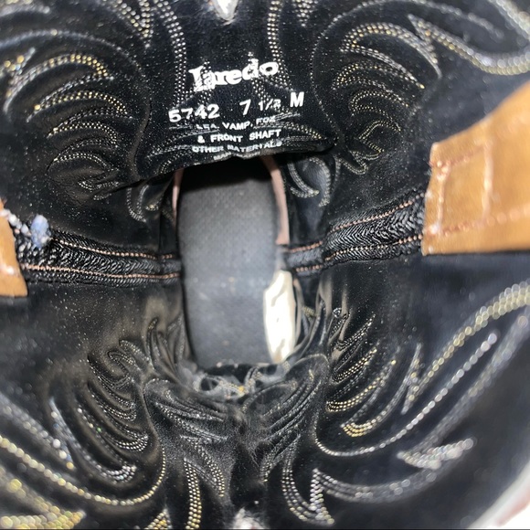 Laredo Leah Vamp Fox Western Cowboy Boot - Picture 11 of 13